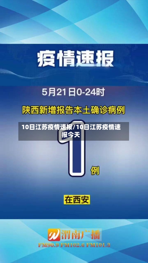 10日江苏疫情速报/10日江苏疫情速报今天