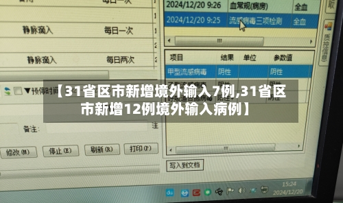 【31省区市新增境外输入7例,31省区市新增12例境外输入病例】