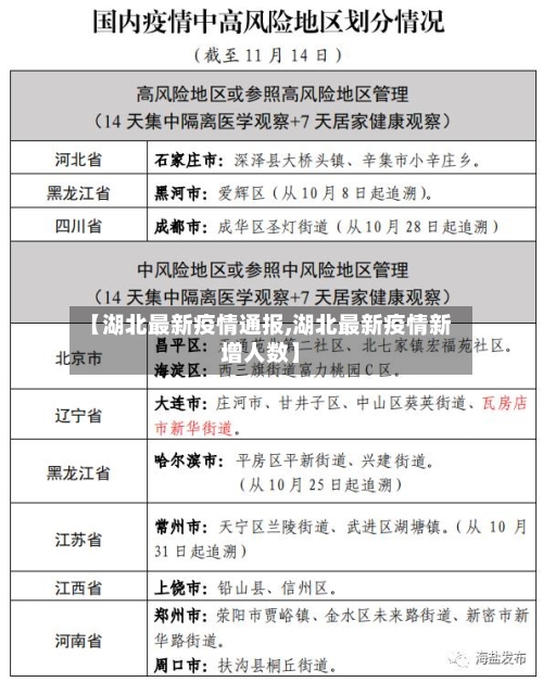 【湖北最新疫情通报,湖北最新疫情新增人数】