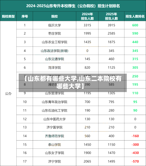 【山东都有哪些大学,山东二本院校有哪些大学】-第2张图片